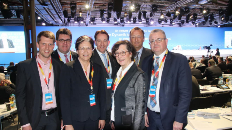 Die Delegierten des Rhein-Lahn-Kreises mit den MdB Dr. Andreas Nick und Josef Oster