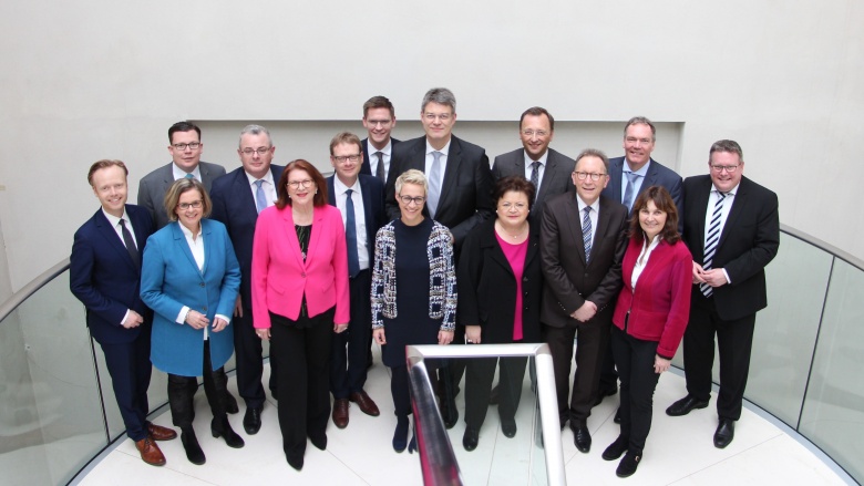Die Abgeordneten der Landesgruppen Rheinland-Pfalz und Saarland